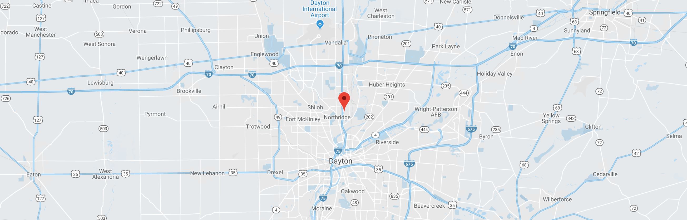 Chak Products is location on map in Dayton,OH