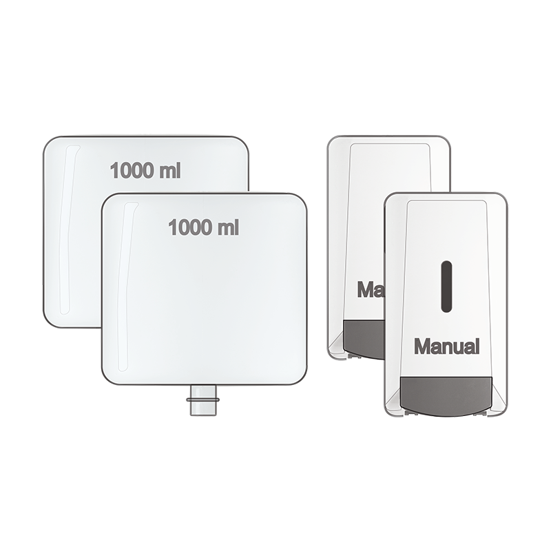 2 Liquid Chalk Cartridge 2 Manual Dispenser Kit