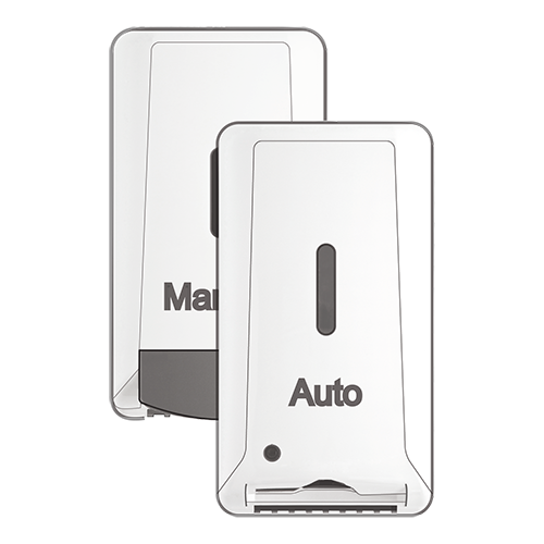 Manual or automatic liquid chalk dispenser options