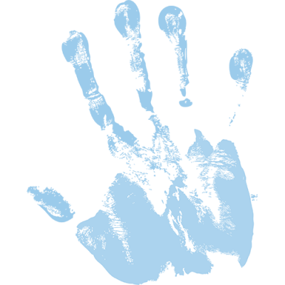 Liquid Chalk Hand Print